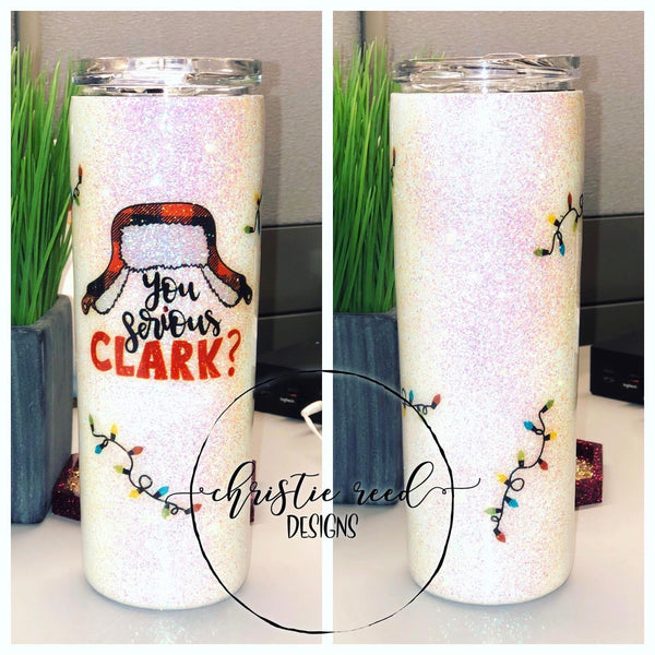 Personalized Glitter Tumbler – Christie Reed Designs