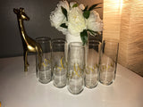 Set of Personalized Bridesmaids Stemless Champagne Glasses
