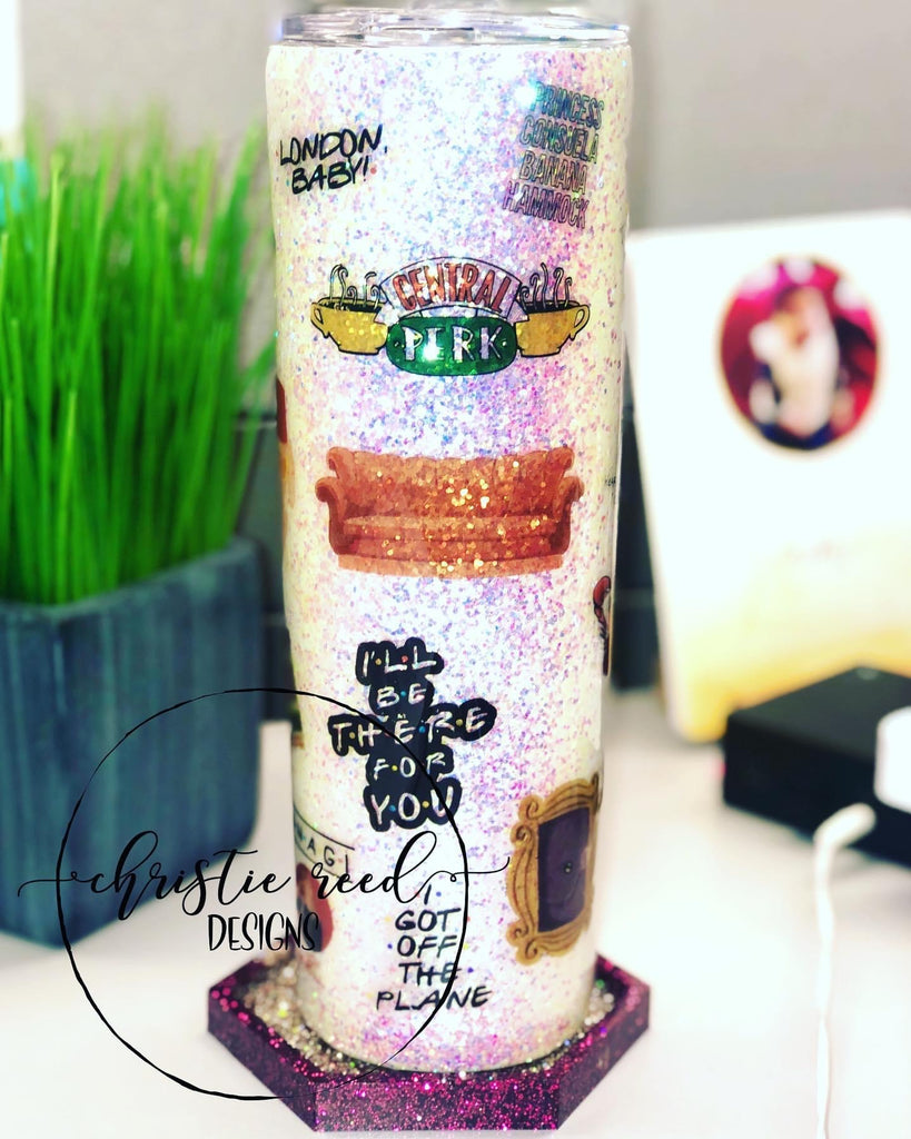 Personalized Glitter Tumbler – Christie Reed Designs