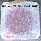 UV Glitter: White to Pink