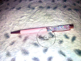 Glitter Shaker Ink Pen - Light Pink (Black Ink)