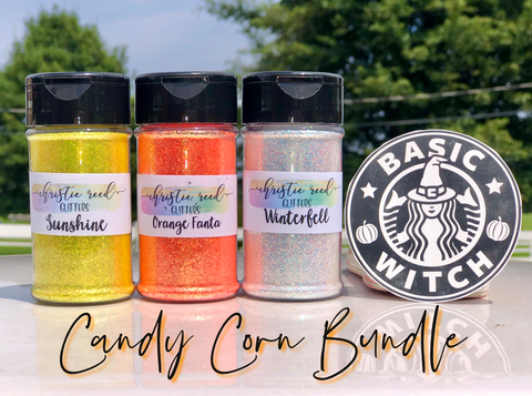 Candy Corn Glitter Bundle w/ Basic Witch Waterslide